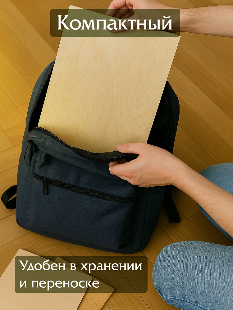 Фанера Промышленник 485х345х10мм, береза, упаковка 1 шт фото 3