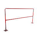 Защитное металлическое ограждение удлиненное фото 1