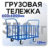 Платформенная тележка ПБ-6.10 125 мм с трубчатыми бортами