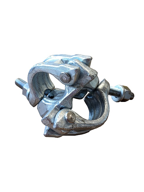 Хомут неповоротный 48х48 мм, оцинкованный, кованный фото 1