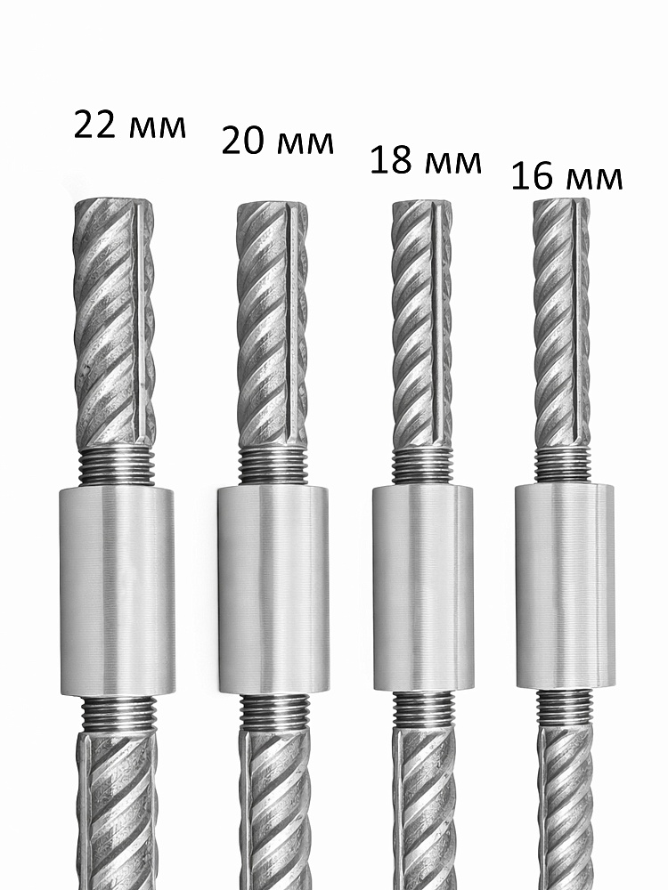 Муфта с цилиндрической резьбой для стыковки арматуры 32 мм фото 3
