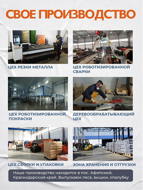 Вышка-тура TeaM ВСП 1.6х2.0, 2.8 м фото 9