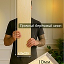 Фанера Промышленник 620х220х10мм, береза, упаковка 1 шт фото 2