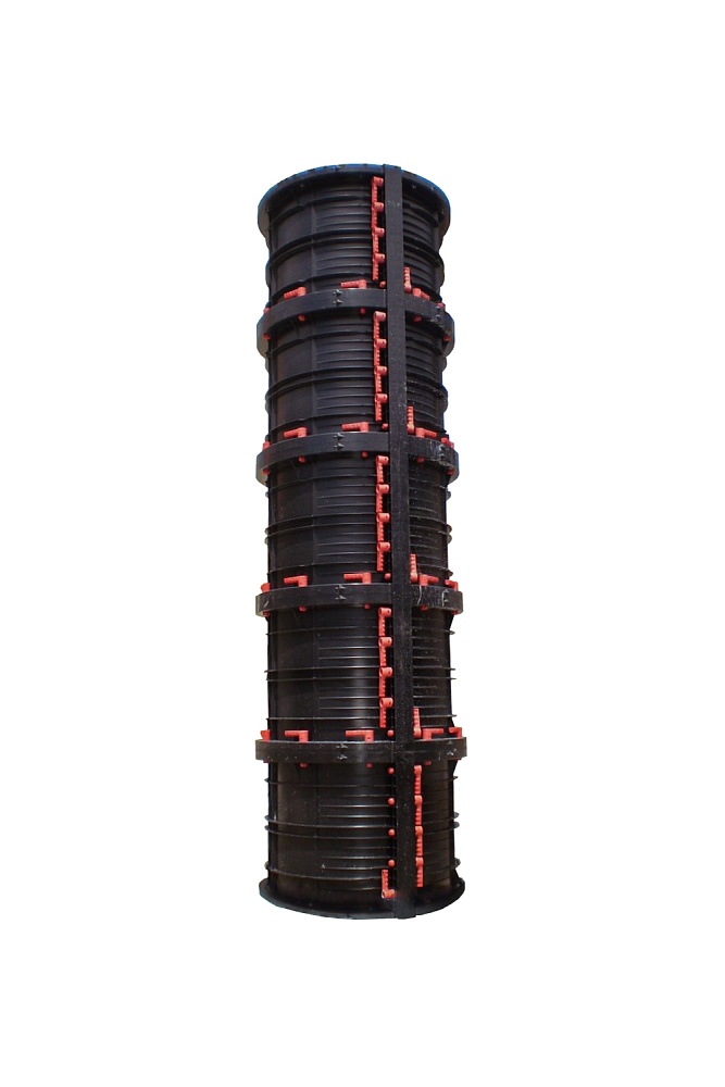 Пластиковая опалубка колонн GEOTUB Geoplast колонна круглая 3,0 м, диаметр 700 мм фото 1